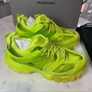 BALENCIAGA Track clearsole | lime green | 41